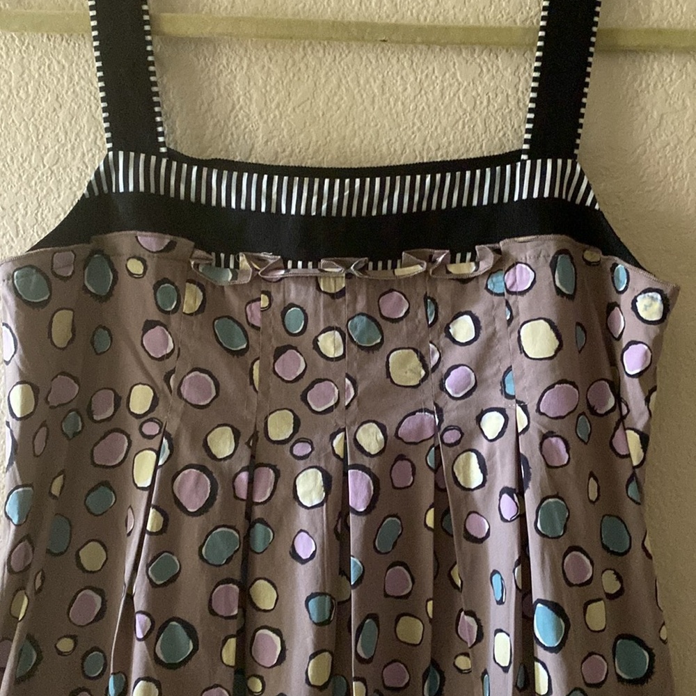BCBG Max Azria size 2 dress stripes and polka dots! - Picture 12 of 14